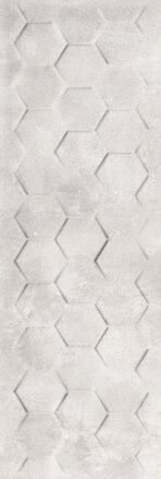 Ceramica Bianca NEXT GREY HEXAGON REKT. 25X75 obklad