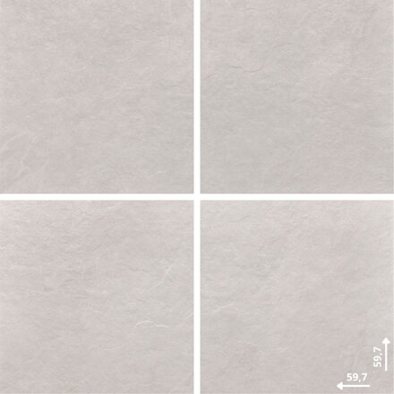 Ceramika Limone ASH WHITE STR 59,7x59,7 dlažba Ceramika Limone ASH WHITE STR 59,7x59,7 dlažba