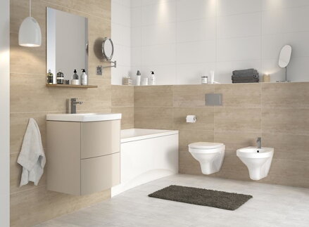 Cersanit DELFI WC MISA ZÁVESNÁ BEZ SEDÁTKA biela K11-0021