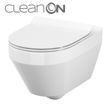Cersanit CREA WC MISA ZÁVESNÁ BEZ SEDÁTKA, Clean On, 35,5x52x38 cm biela K114-015