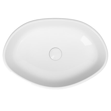 Cersanit CITY UMÝVADLO NA DOSKU 52,5 cm, biele keramické K35-046