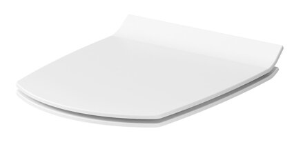 Cersanit CARINA SLIM SEDÁTKO Soft Close, DUROPLAST, ANTIBAKT., ODNÍMATEĽNÉ, biela K98-0135