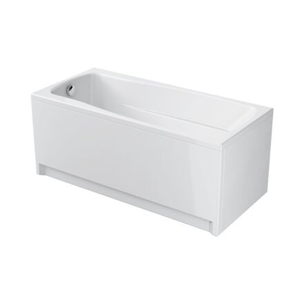 Cersanit LANA 150x70 VAŇA OBDĹŽNIKOVÁ ASYMETRICKÁ + nožičky, biela S301-161