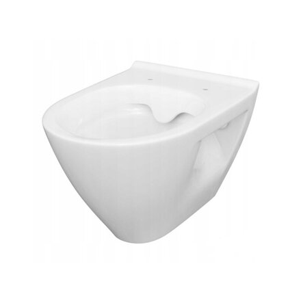 Cersanit MILLE WC MISA ZÁVESNÁ Clean On + SEDÁTKO DUROPLAST SLIM SET B218, biela S701-430