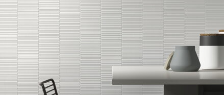 Cifre Ceramica GLACIAR SECTION WHITE MAT REKT. 30x90 obklad