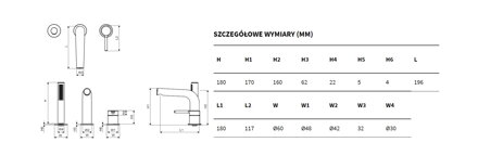 Excellent PI VAŇOVÁ BATÉRIA 3-OTVOROVÁ, čierna AREX.1233BL