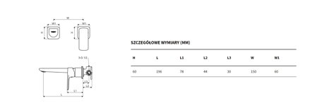 Excellent KERIA UMÝVADLOVÁ PODOMIETKOVÁ BATÉRIA, čierna AREX.2014BL