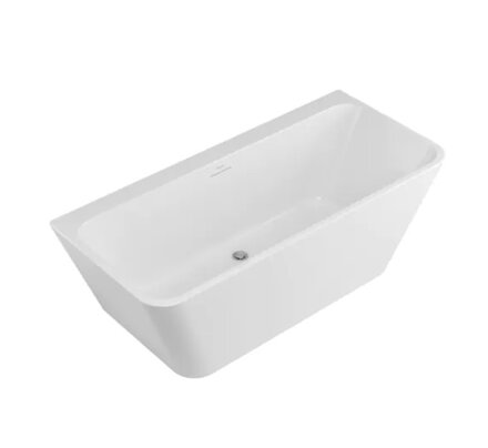 Excellent LILA 2.0 VAŇA VOĽNE STOJACA ku stene, 160, akrylátová, biela WAEX.LIL2.160.WHP