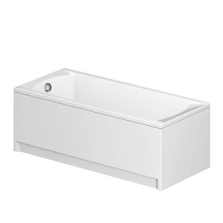Cersanit KORAT 180x80 VAŇA OBDĹŽNIKOVÁ ASYMETRICKÁ + nožičky, biela S301-295