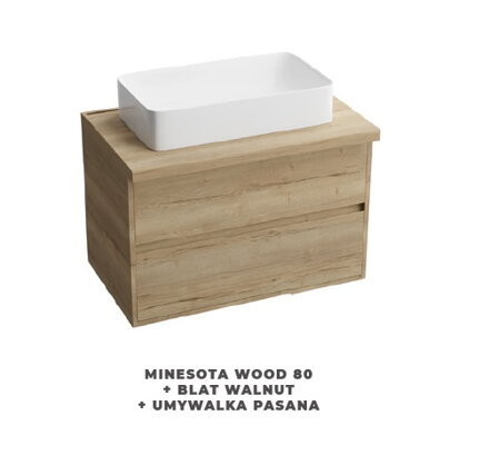 LaVita DOSKA NA SKRINKU WALNUT 60x47 cm, hr. 3,8 cm, orech