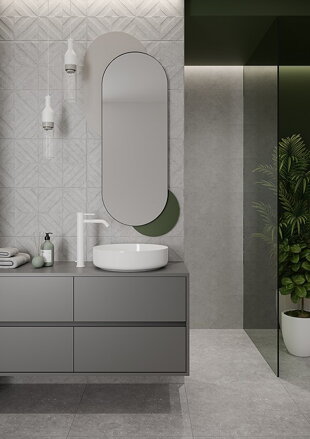 Cersanit NARIN GREY MATT REKT. 59,8x59,8 dlažba NT1099-011-1