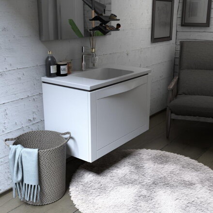 Oristo SKAGEN SKRINKA POD UMÝVADLO 50 cm, biela matná