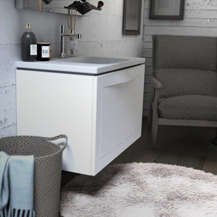 Oristo SKAGEN SKRINKA POD UMÝVADLO 50 cm, biela matná
