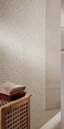 Rako Home TEXTILE SLONOVÁ KOST DEKOR 20x40 obklad WADMB111 Rako Home TEXTILE SLONOVÁ KOST DEKOR 20x40 obklad WADMB111