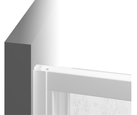 Ravak SPRCHOVÁ PEVNÁ STENA APSS-75 198 white + transparent ku sprchovým dverám 940301R2Z1