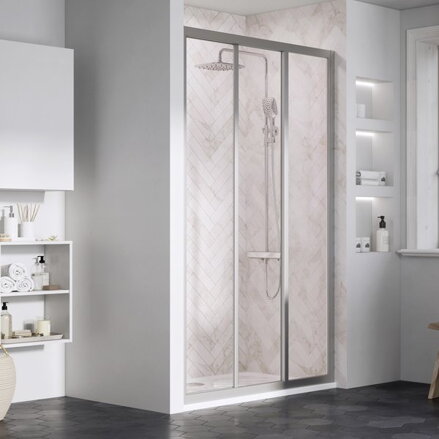 Ravak SPRCHOVÉ DVERE ASDP3-90 198 satin + transparent 00V70UR2Z1