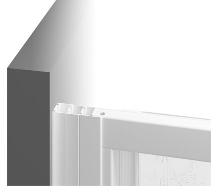 Ravak SPRCHOVÉ DVERE ASDP3-90 198 satin + transparent 00V70UR2Z1