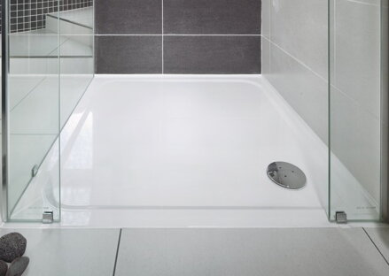 Ravak SPRCHOVÁ VANIČKA GIGANT PRO 110x80 CHROME white XA04D401010