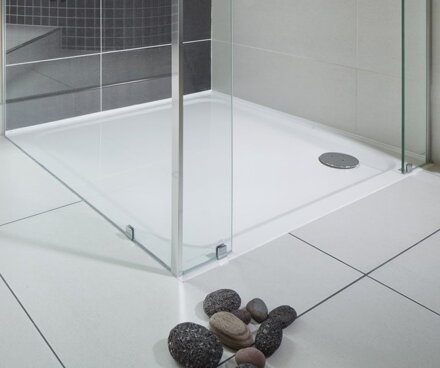 Ravak SPRCHOVÁ VANIČKA GIGANT PRO 110x80 CHROME white XA04D401010