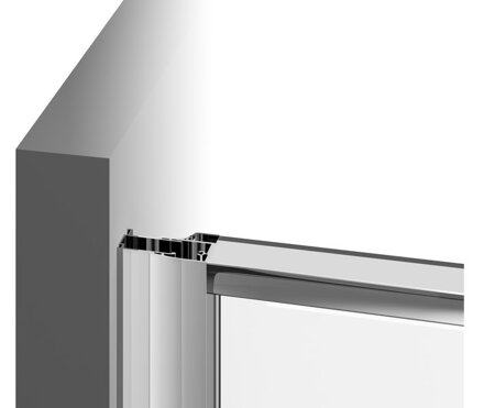Ravak SPRCHOVÉ DVERE PDOP1-90 white / white + transparent 03G70101Z1
