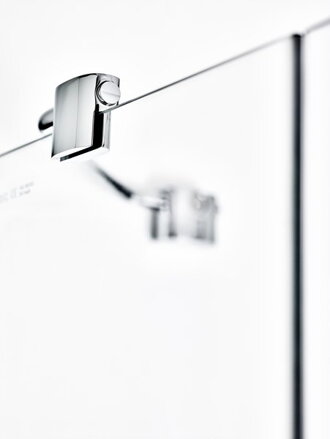 Ravak SPRCHOVÁ PEVNÁ STENA SMPS-80 R chróm + transparent ku sprchovým dverám 9SP40A00Z1