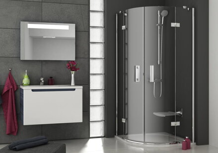 Ravak SPRCHOVÝ KÚT SMSKK4-90 chróm + transparent 3S277A00Y1