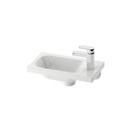 Ravak UMÝVADIELKO Chrome L white s otvormi XJGL1100000