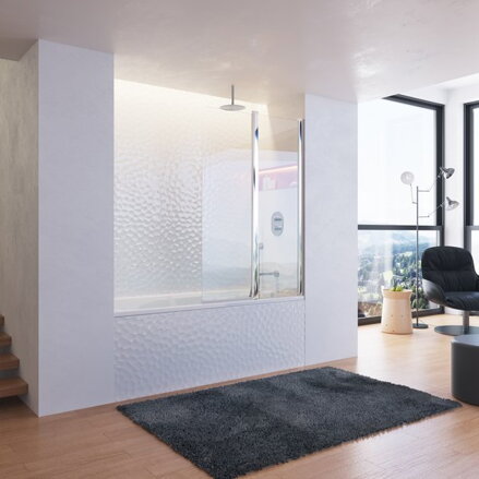 Ravak VAŇA OBDĹŽNIKOVÁ CHROME 160x70 snowwhite C731000000