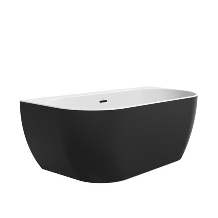 Ravak VAŇA FREEDOM W 1660x800 snowwhite / black voľne stojaca XC00100027