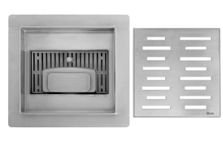 Rea LINE N NEREZOVÝ SPRCHOVÝ ŽĽAB 120x120 mm REA-G6204
