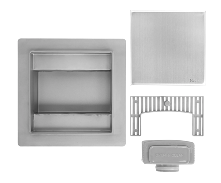 Rea NEO N NEREZOVÝ SPRCHOVÝ ŽĽAB 150x150 mm REA-G6207