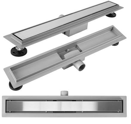 Rea NEOX N NEREZOVÝ SPRCHOVÝ ŽĽAB 1000 mm, chróm kartáčovaný REA-G2505