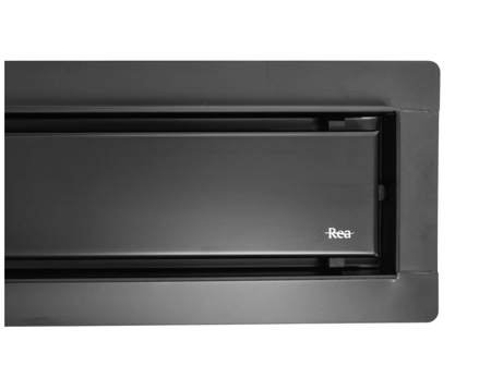Rea NEOX BLACK N NEREZOVÝ SPRCHOVÝ ŽĽAB 800 mm, čierny matný REA-G6604