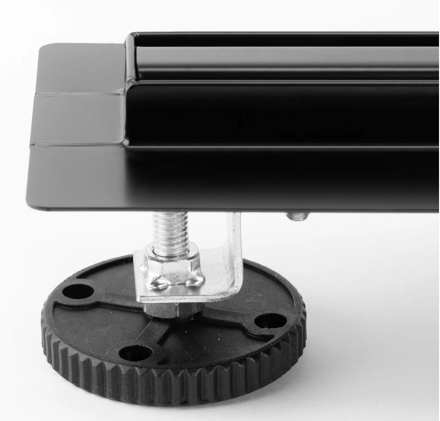 Rea NEOX SLIM BLACK N PRO NEREZOVÝ SPRCHOVÝ ŽĽAB 800 mm, čierny matný REA-G2710