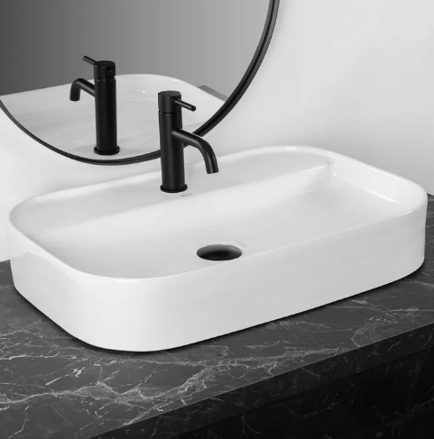 Rea VERONA UMÝVADLO NA DOSKU 65cm, biele keramické REA-U3325