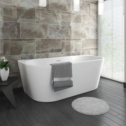 Rea CAPRI 170 VAŇA VOĽNE STOJACA 170x75, biela sanitárny akrylát REA-W9801