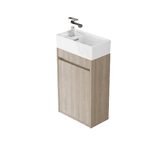 Cersanit CREA SKRINKA POD UMÝVADLO S DVIERKAMI 40 cm, dub S924-013