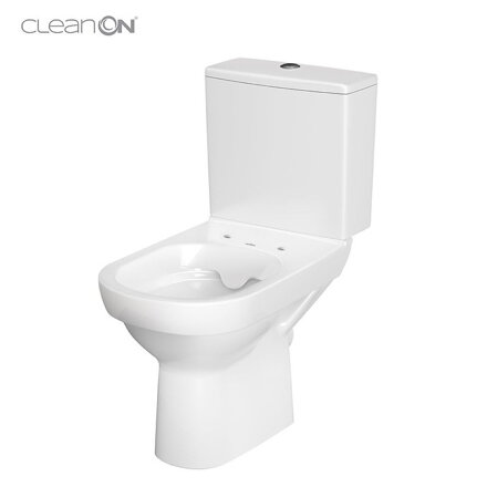 Cersanit CITY WC MISA STOJACA SO SEDÁTKOM, Clean On, biele keramické K35-037