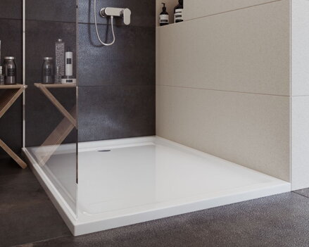 Cersanit MILLE SPRCHOVÁ STENA WALK-IN 120x200 chróm, sklo číre S161-002