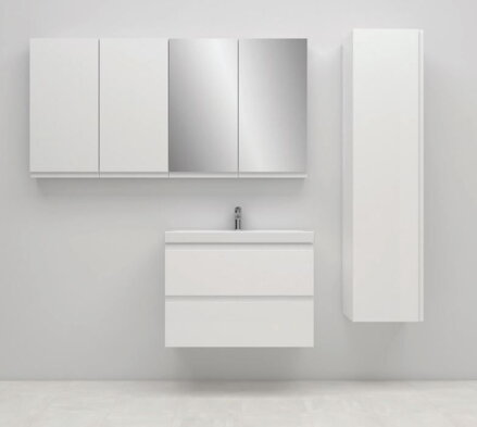 Cersanit MODUO SKRINKA VYSOKÁ BOČNÁ 160 cm, biela S929-020