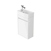 Cersanit CREA SKRINKA POD UMÝVADLO S DVIERKAMI 40 cm, biela lesklá S924-001