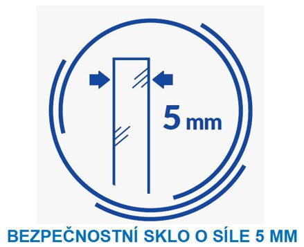 Cersanit EASY 70x140 VAŇOVÁ ZÁSTENA, 1 DIELNA PRAVOĽAVÁ, profil chróm, číre sklo S301-289