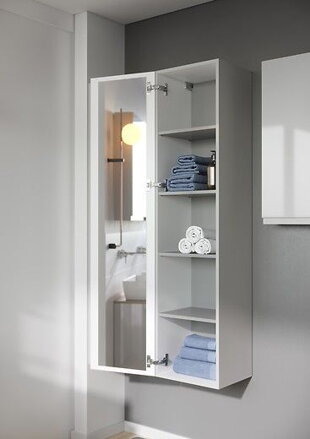 Cersanit MODUO SKRINKA VYSOKÁ BOČNÁ 160 cm, biela S929-020