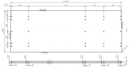 Cersanit MODUO DOSKA UNIVERZÁLNA 120 cm, hr. 1,8 cm, dub S590-026