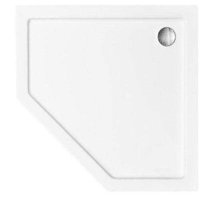 Rea DIAMOND SPRCHOVÁ VANIČKA PÄŤUHOLNÍKOVÁ 80x80 + sifón, biela, K8544