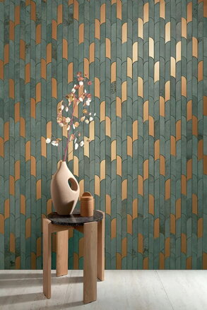 Tubadzin TISSUE GREEN 27,2x29,8 mozaika Tubadzin TISSUE GREEN 27,2x29,8 mozaika