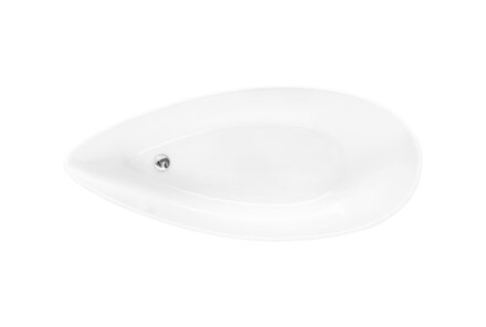 Besco YAGO/GOYA 160 VAŇA VOĽNE STOJACA 160x70,6, biela z liateho mramoru WMD-160-G