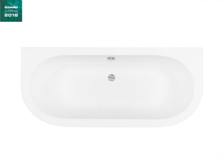 Besco VISTA 160 VAŇA VOĽNE STOJACA 160x75. biela sanitárny kompozit WKV-160-WS
