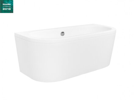 Besco VISTA 160 VAŇA VOĽNE STOJACA 160x75. biela sanitárny kompozit WKV-160-WS