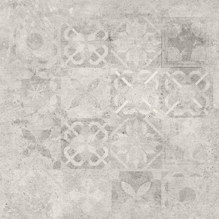 Cerrad SOFTCEMENT WHITE DECOR PATCHWORK LESK REKT. 59,7x59,7 dlažba